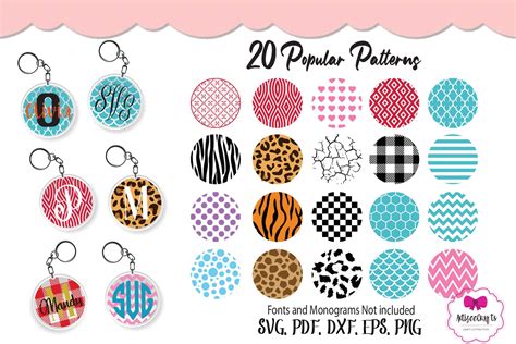 keychain svg bundle Circle Patterns Svg brush stroke svg Round Pattern ...