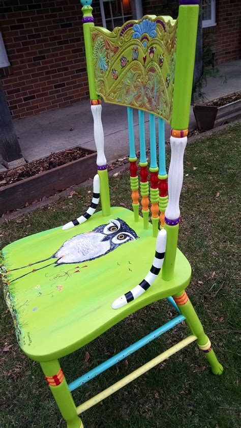 Carolyn's Funky Furniture: The Painted Chairs