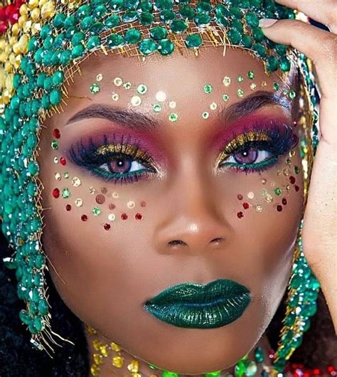 Pin by Kat L on Amazing make up! | Trinidad carnival makeup, Carnival ...