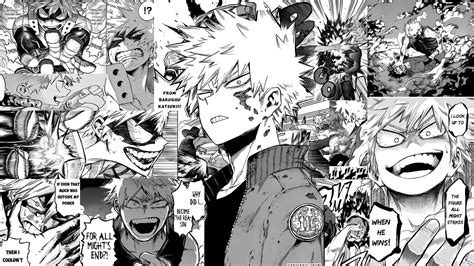 Download Bakugou Aesthetic Desktop Black And White Manga Panels ...