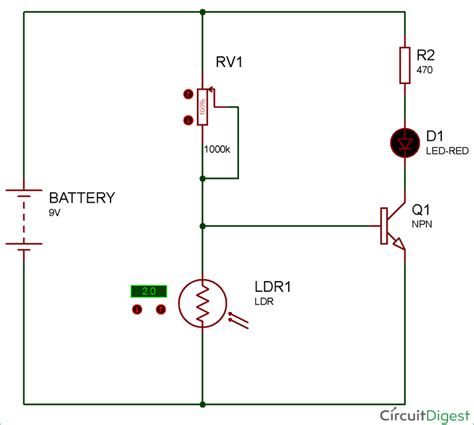 Circuit Diagram Of Transistor As A Switch