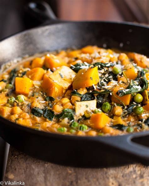 Chickpea and Butternut Squash Curry - Vikalinka