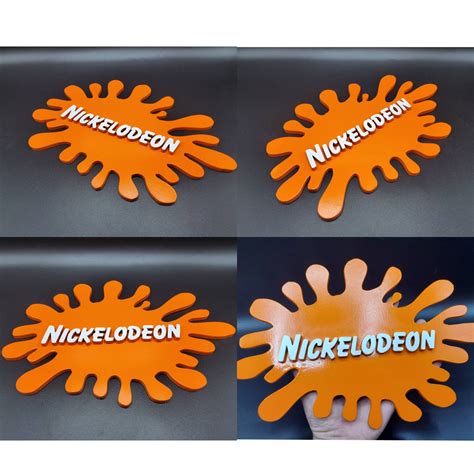 Nickelodeon Splat Logo Wall Piece Wall Decor Home Decor - Etsy