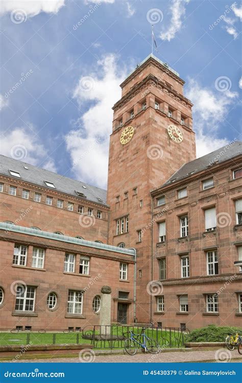 University in Freiburg stock image. Image of europe, attraction - 45430379