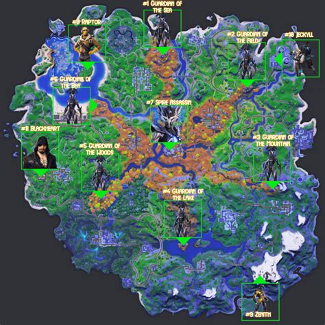 All Boss Locations in Fortnite Chapter 2 Season 6 - Pro Game Guides