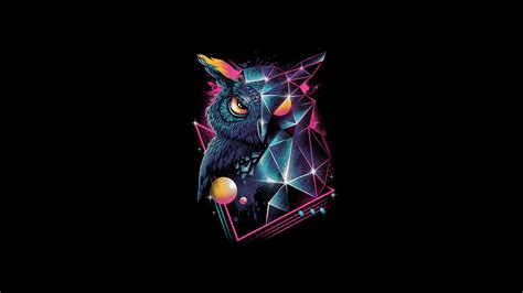 1920x1080 Owl 80s Design 4k Laptop Full HD 1080P HD 4k Wallpapers ...