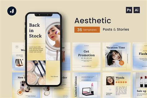 Aesthetic Instagram Template | Creative Market