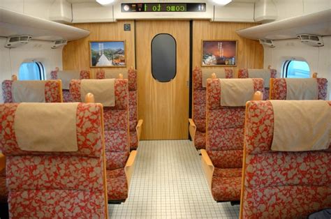 Shinkansen interior photos