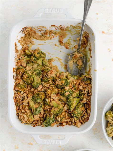 Crispy "Cheesy" HEALTHY Broccoli Casserole - Pass Me a Spoon