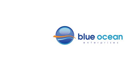 Blue Ocean logo design by Rebecca Schock at Coroflot.com