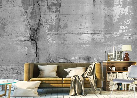 Wallpaper Mural Concrete Wall Art | Muralunique