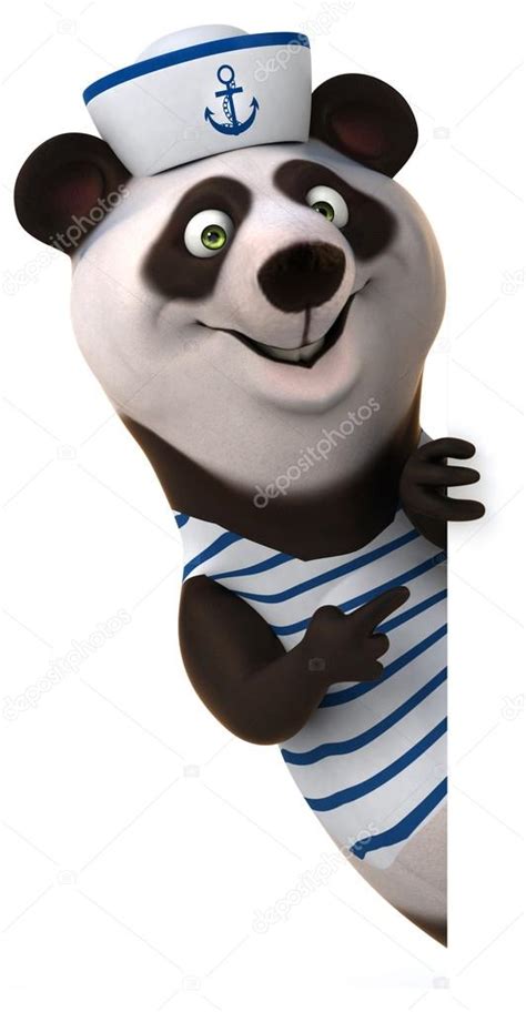 Funny cartoon panda — Stock Photo © julos #69389473