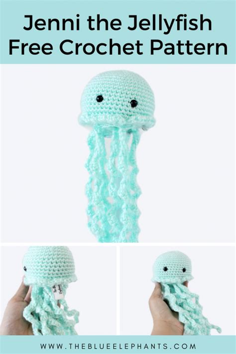 Jenni the Jellyfish: Free Crochet Jellyfish Pattern