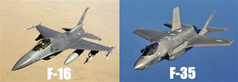 F16 vs. F35: 5 Differences (& Some Similarities) - Operation Military Kids