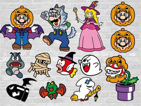 Mario Bros Svg Halloween Svg Halloween Super Mario Svg Cut - Etsy Canada