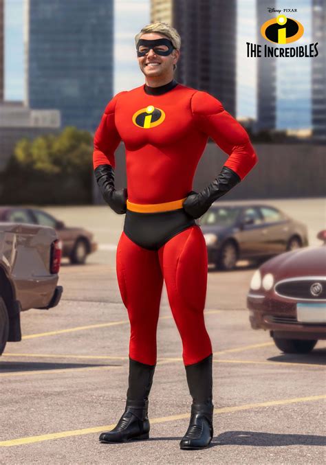 The Incredibles Deluxe Mr. Incredible Men's Costume | Disney Costumes