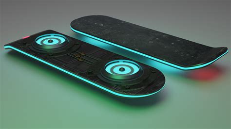 Futuristic Hoverboard