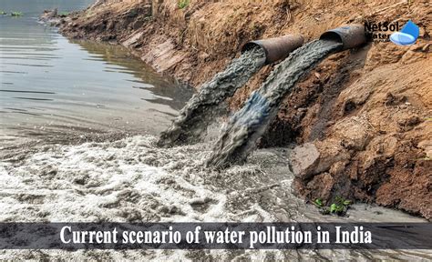 What is the current scenario of water pollution in India