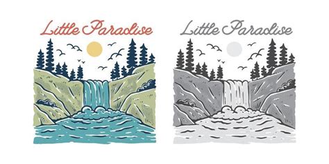 Waterfall Vector Art, Icons, and Graphics for Free Download