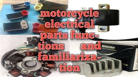 motorcycle electrical parts familiarization - YouTube