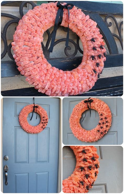 Halloween Candy Wreath - Somewhat Simple