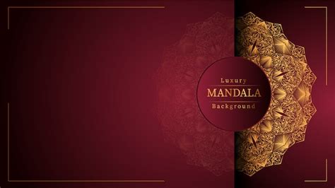 Premium Vector | Creative luxury mandala background with golden