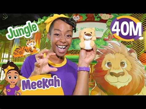 Meekah Play Pretend Jungle Animals | Playground Adventure | Blippi and ...