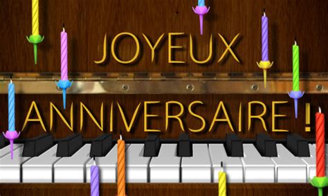 carte anniversaire musicale virtuelle gratuite - Modèle Carte