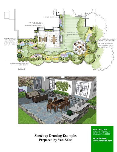 3D Landscape Design using SketchUp | Van Zelst Landscape Design