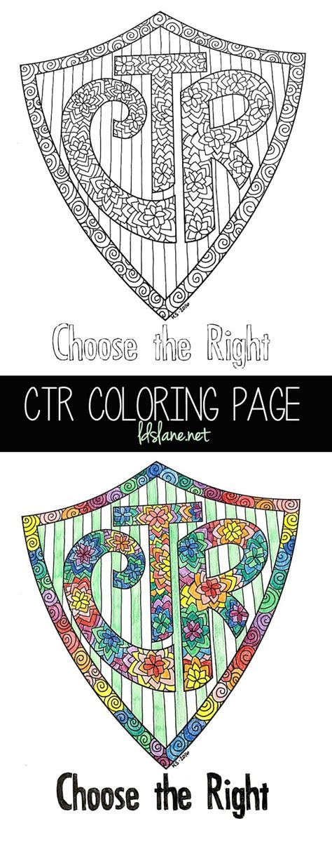 CTR Coloring Page