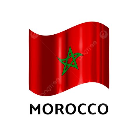 Waving Morocco Flag Transparent, Morocco, Flag, Waving PNG and Vector ...