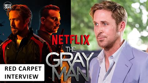 The Gray Man UK Premiere Interviews - Ryan Gosling & Christopher Markus ...