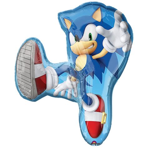 Sonic The Hedgehog Super Shape Foil / Mylar Balloon 33" - Walmart.com