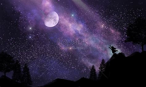 Moon Illustration Aesthetic : Get more details of aesthetic background ...