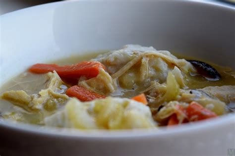 Chicken Soup with Polish Dumplings - Make It Like a Man!