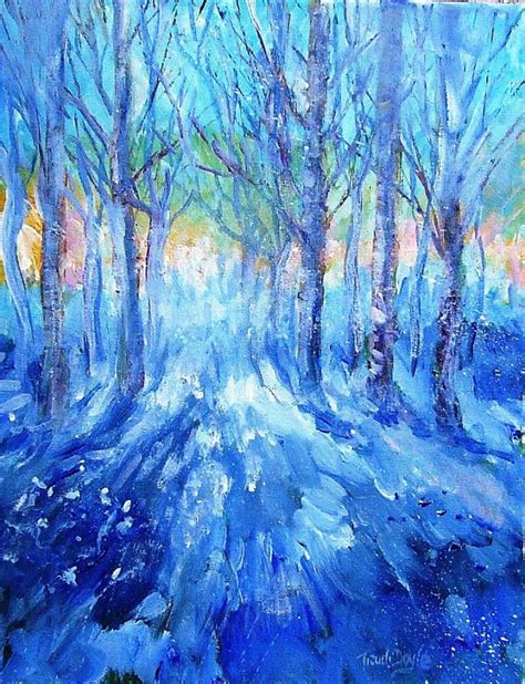 This item is unavailable | Etsy | Painting snow, Winter art, Painting