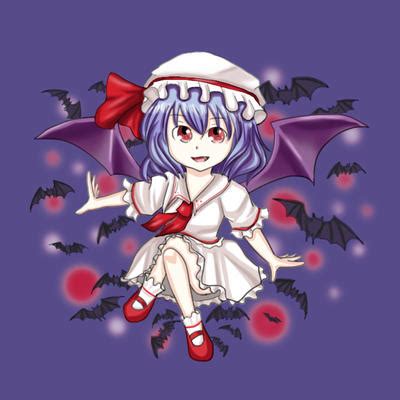 Touhou Chibi: Remilia by RoseryRose on DeviantArt