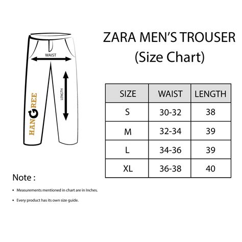 Update more than 71 zara mens trousers size guide best - in.coedo.com.vn