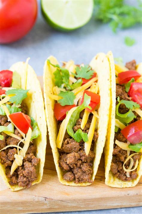 Easy Ground Beef Tacos - The Best Easy Taco Recipe!