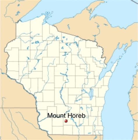 Wisconsin Facts | Notable Places | Mount Horeb, Wisconsin