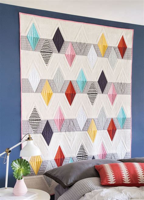 Diamonds on Display Quilt | Modern quilting designs, Quilts, Modern ...