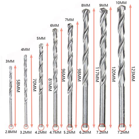 8PCS masonry drill bit_Drill bits_Jiangsu Goldmoon Industry Co.,LTD.