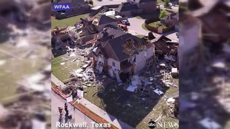 Homes destroyed in Rockwall, Texas, after severe storms move through ...