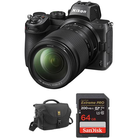 Nikon Z5 Mirrorless Camera with 24-200mm Lens and Accessories