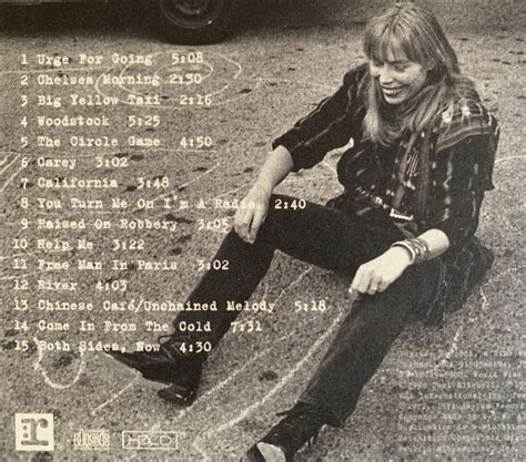 Joni Mitchell…The Folk/Pop Years ’68-’74 – On The Records