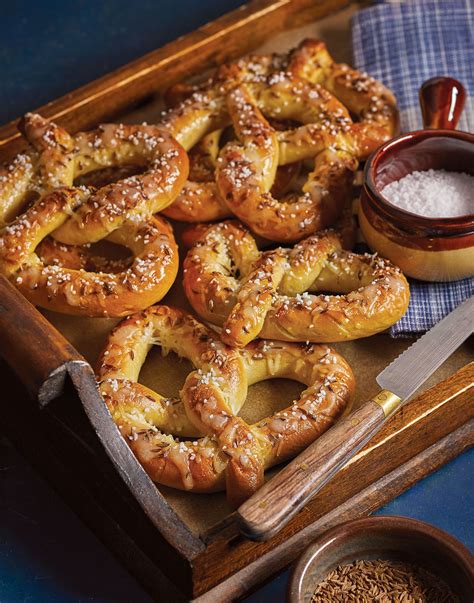 Soft Pretzels with Caraway Seeds & Emmental Recipe