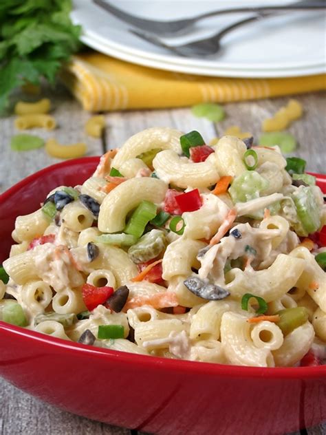 Chicken Macaroni Salad recipe | Chefthisup