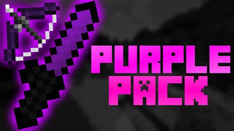 Purple PvP Resource Pack 1.9/1.8.9 - PvP Texturepack