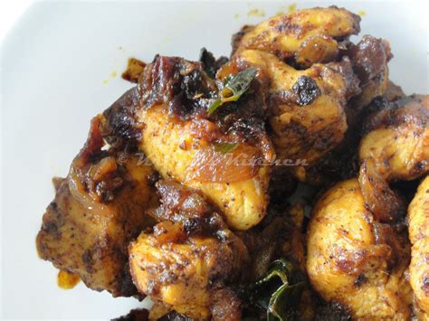 Krithi's Kitchen: Chicken Chukka / Easy Indian Chicken Side Dish ...