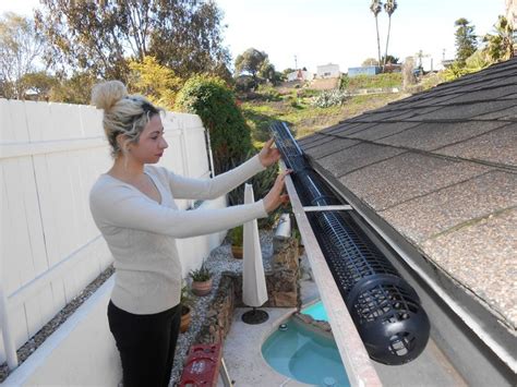 Easy DIY gutter guard Installation, No Tools Required | Diy gutters ...